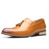 Pointed British Men Dress Shoes Soft Rubber Sole Shoes Wedding Shoes