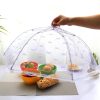 Lace Folding Dish Cover Mesh Cover Dish Dust-proof Printing Food Cover Fly-proof Cover Food Cover