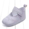 Baby Girl First Walkers PU Leather Cute Princess Crib Shoes