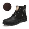 Men Boots Leather Martin Boots Men England High Men Shoe