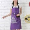 Waterproof Polyester Apron Woman Adult Bibs Home Cooking Baking Coffee Shop Cleaning Kitchen Accessory