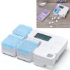 Portable Intelligent Plastic Storage Box Electronic Timing Reminder Medicine Boxes