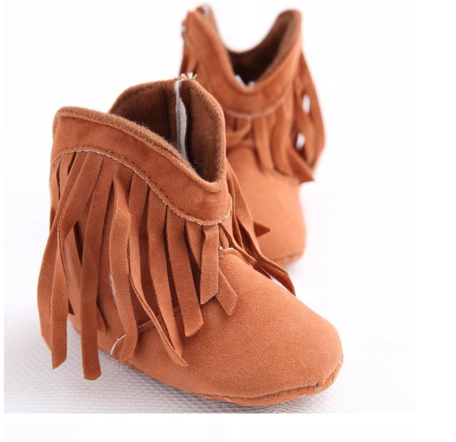 Baby Boots Toddler Shoes Infant First Walker Soft Sole Newborn Crib Shoes