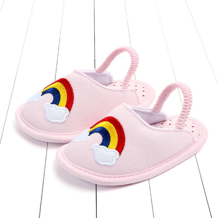 Children Slippers Female Non-slip 0-1 Years Old Cotton Soft Bottom Indoor Home Floor Shoes