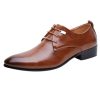 Men Business Dress Shoes Pointed Toe Men Shoes