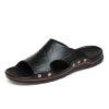 Men Casual Beach Shoes Slippers Microfiber Wear Sandals