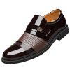Men Summer Hole Shoe Slip-on Dress Business Shoes