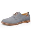 Oxford Suede Leather formal Shoes Male Casual Classic Sneakers