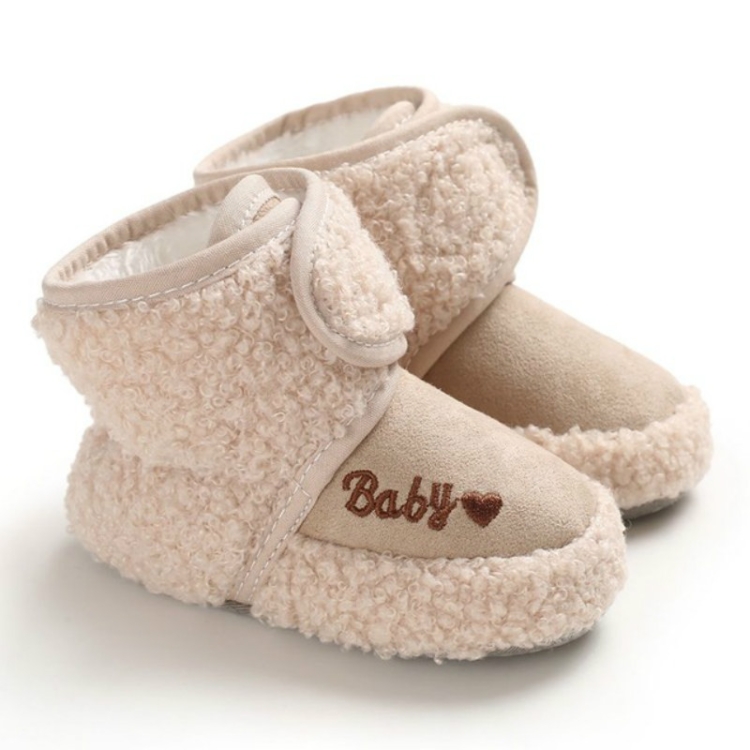 Newborn Baby 0-1 Years Old in Autumn and Winter Keep Warm Soft Bottom Toddler Shoes