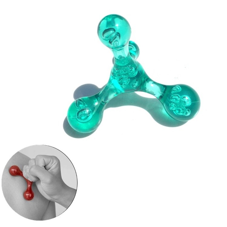 Frog Type Massager Manual Balance Four Ball Massager Waist Massage Ball