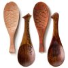 Wooden Animal-shaped Nanmu Rice Spoon, Random Style Delivery