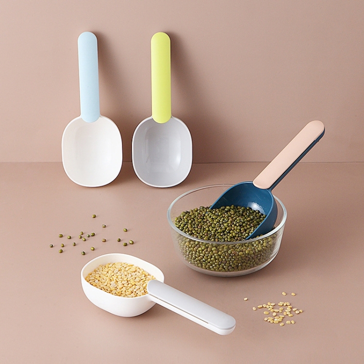 Kitchen Multifunctional Plastic Scoop Rice Spoon Household Measuring Spoon Random Color Delivery