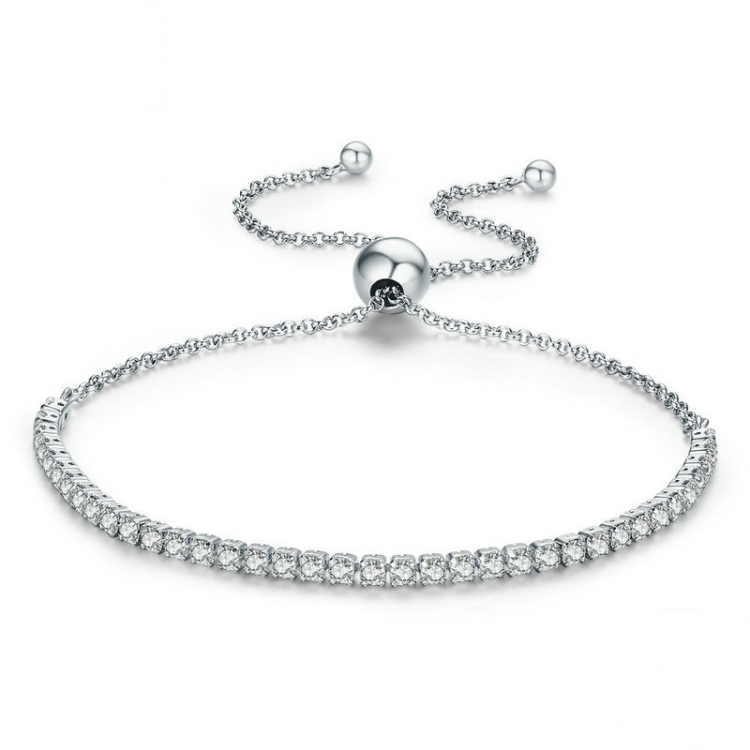 Affectionate S925 Sterling Silver Bracelet Adjustable Women Bracelet