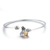 Bee Story S925 Sterling Silver Bracelet Female Personality Diamond Bracelet