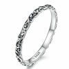 Vintage Pattern Sterling Silver Ring S925 Fashion Pattern Ring