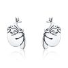 Animal Sloth Earrings Sterling Silver Simple Earrings
