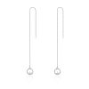 Valentine Day Gift Simple S925 Sterling Silver Stud Earrings