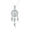 Tree of Life S925 Sterling Silver Tassel Necklace