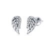 S925 Sterling Silver Wings Earrings Personality Earrings