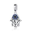 S925 Sterling Silver Beads Evil Eye God Hand Personality Charm