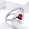 S925 Sterling Silver Ring Heartbeat Fashion Ring
