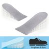 JF101 Invisible Transparent Silicone Heightening Pad Heel Heightening Insole Shock Absorption Half Pad