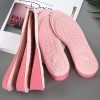 2 Pairs Massage Inner Heightening Insoles Men and Women EVA Breathable Sports Heightening Shoes Full Pad