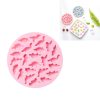 10 PCS Round Cartoon Soft Candy Jelly Steamable Silicone Mold Ice Cream Chocolate Dripping Mold