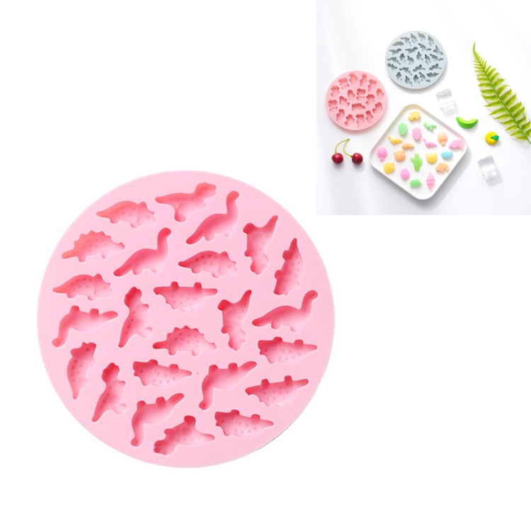 10 PCS Round Cartoon Soft Candy Jelly Steamable Silicone Mold Ice Cream Chocolate Dripping Mold