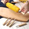 10 PCS Corn Fork Corn Roast Needle Moxa Extender Corn Plug Barbecue Tool Barbecue Fork