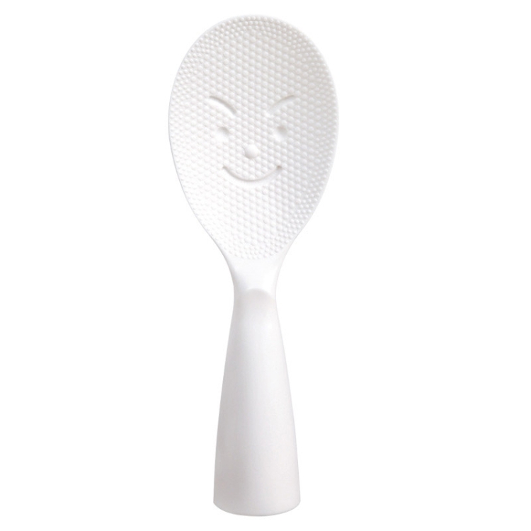 Creative Smile Face Rice Spoon Vertical Type Food Grade Kitchen Rice Cooker Spoon