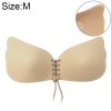 Women Self-Adhesive Strapless Bandage Blackless Solid Bra Silicone underwear Invisible Bra