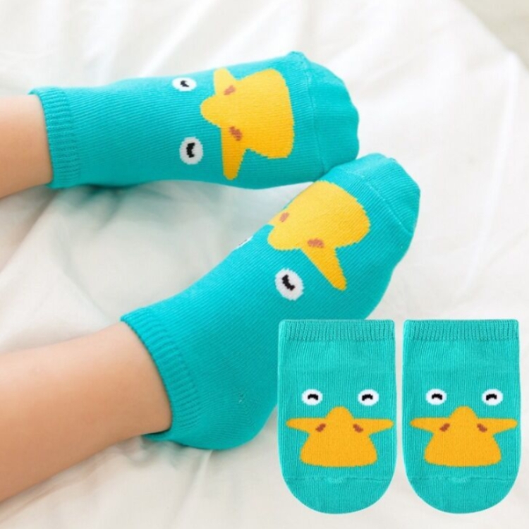 3 Pairs Small Infant Socks Little Ears Cotton Socks Kids Baby Cartoon Pattern Anti-slip Socks