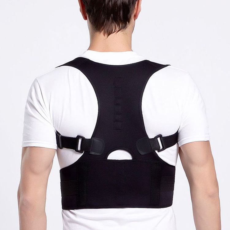 Male Female Adjustable Magnetic Posture Corrector Corset Back Men Brace Back Shoulder Belt Lumbar Support Straight