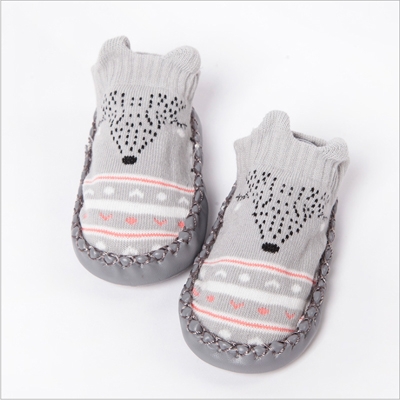 Fashion Baby Socks With Rubber Soles Infant Sock Newborn Autumn Winter Children Floor Socks Shoes Anti Slip Soft Sole Sock