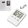 Super Thin LCD Digital Screen Kitchen Timer Cooking Count Up Countdown Alarm Magnet Clock