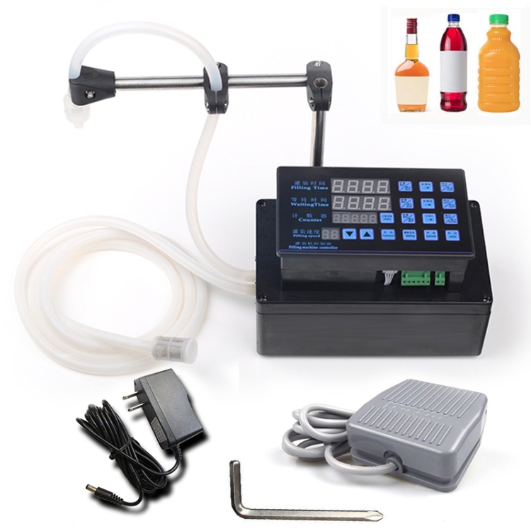 Electrical Liquid Filling Machine Digital Pump Bottled Water Filler