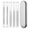 5pcs /Set Acne Needle Stainless Steel Acne Clamp Squeeze Acne Blackhead Tool