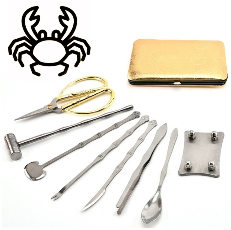 8 in 1 Stainless Steel Household Crab Eating Tool Set