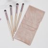 4 PCS / Set Makeup Brush Eye Shadow Brush Eye Makeup Set Soft Hair Detail Brush Smudge Brush With Brush Bag
