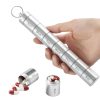 Sealed Waterproof 7 Days Split Aluminum Alloy Metal Pill Box