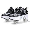 Children Walking Shoes Four-wheel Retractable Roller Skates