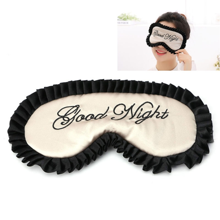 Comfortable Imitation Silk Satin Personalized Travel Sleep Mask Eye Cover