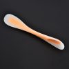 Multifunctional Double-Headed Dual-Purpose Silicone Spatula Translucent Spoon Baking Tool, Random Color Delivery