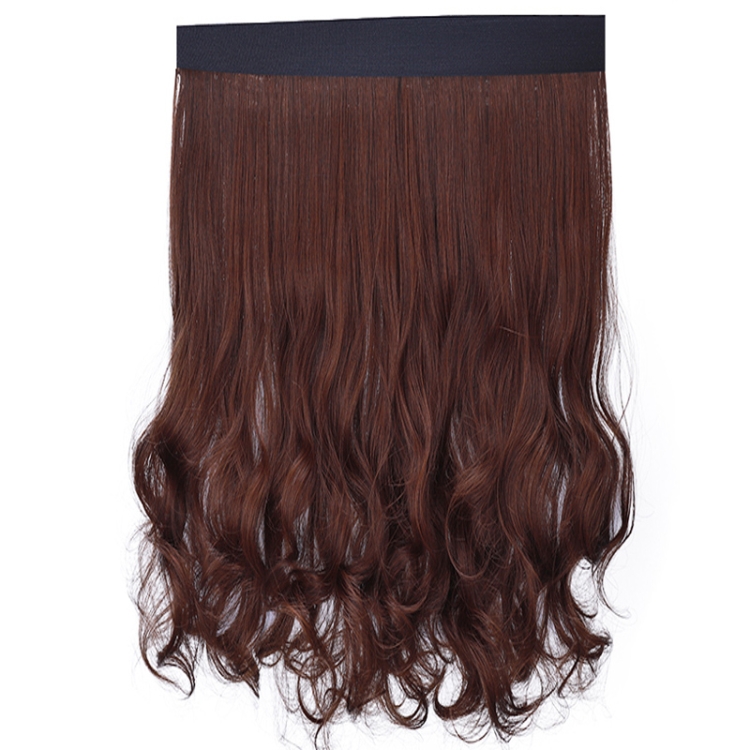 8261E Fashion Hat Wig Female Detachable Pear Flower Roll Long Hair Wig