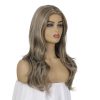 Women Mid-Point Mid-Length Curly Wig Chemical Fiber Headgear