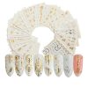 30 PCS Nail Sticker Gold Silver Hot Water Sticker Nature Dreamcatcher Set Advanced Nail DIy Ornament