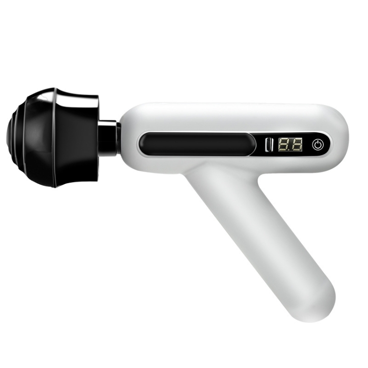 Mini Portable USB Rechargeable Electric Fascia Gun Muscle 12-speed Adjustable LCD Touch Screen Massage Gun