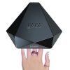 SAMVI 48W Intelligent Diamond Nail Lamp Double Light Source Infrared Sensation Quick Dry Nail Phototherapy Machine,EU Plug