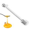 304 Stainless Steel Straight Handle Honey Stirrer With Round Bead Honey Stirrer